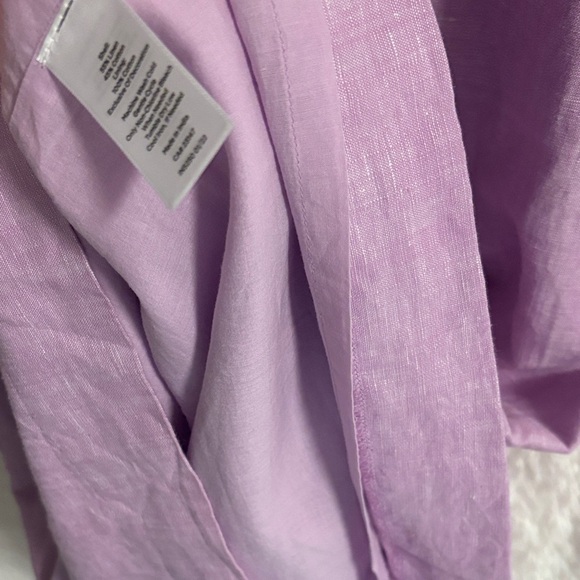 Talbots Lavender Sleeveless Dress with White Lace Embroidery - Picture 8 of 8